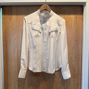 Zimmermann Ready To Wear Silk Utility Body Shirt